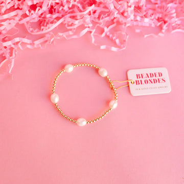 Pearl Poppy Bracelet