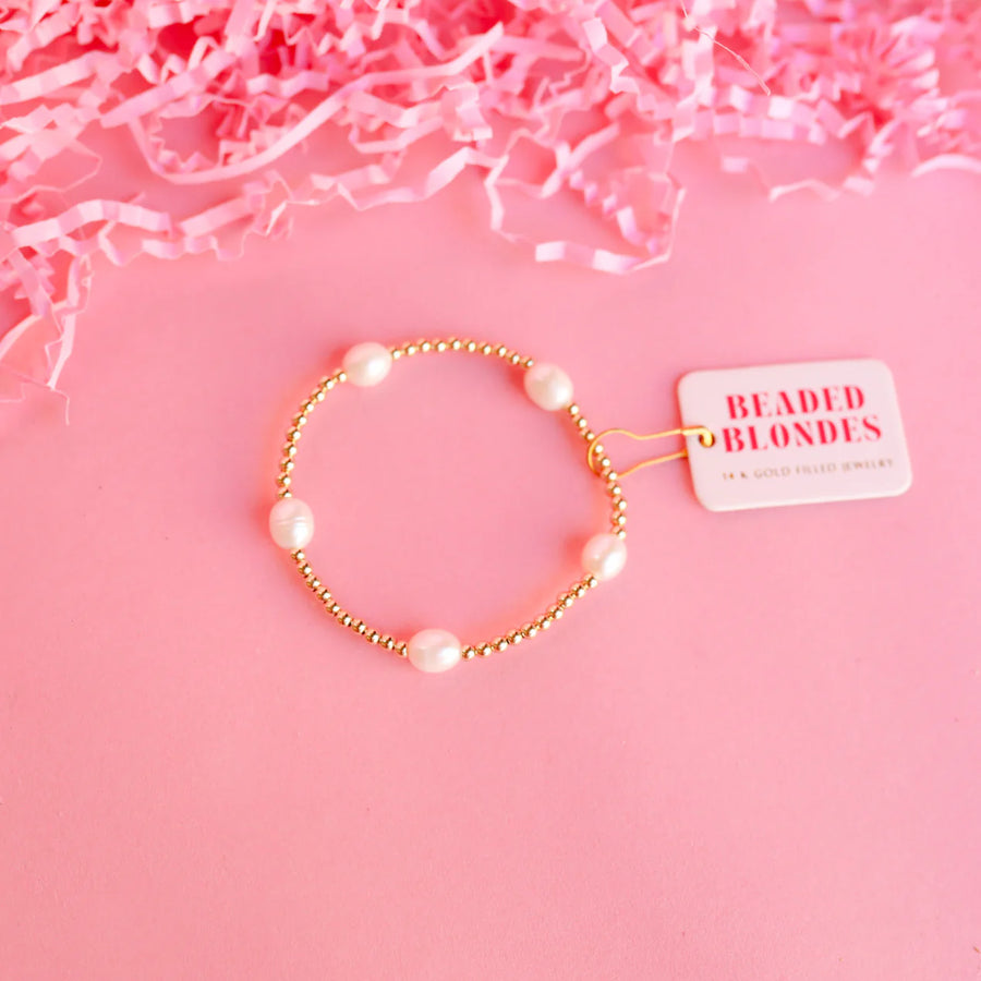 Pearl Poppy Bracelet