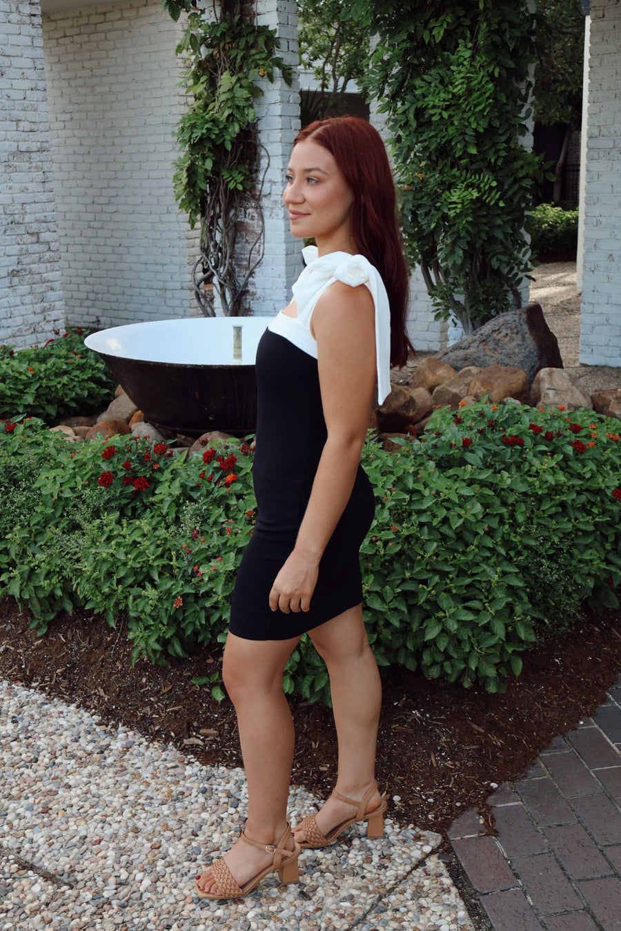 Black & White Mini Dress