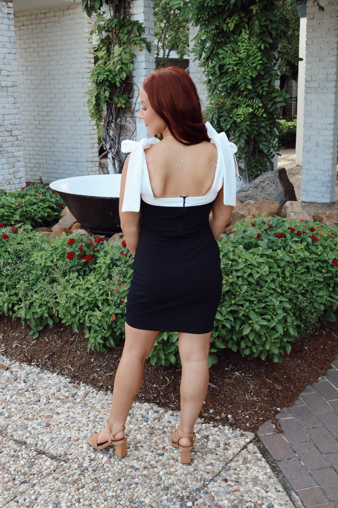 Black & White Mini Dress