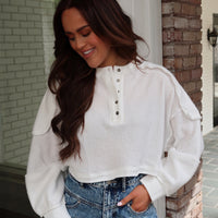 Ivory Long Sleeve Top